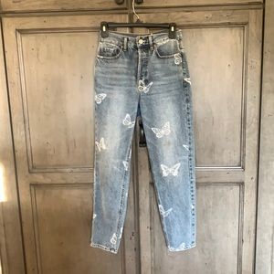 Butterfly print pacsun Jeans